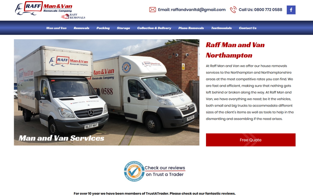 Raff Man and Van